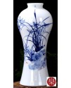青花手繪蘭花 小花瓶